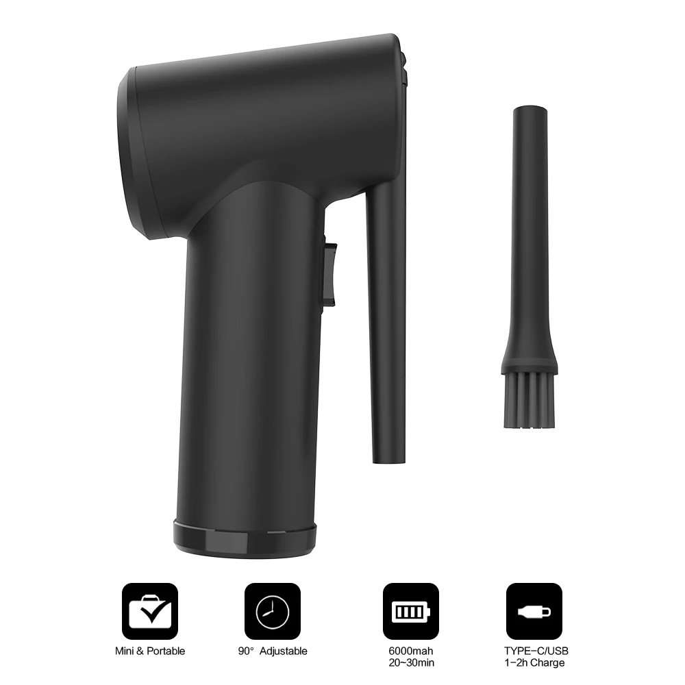 Compressed cordless electric air gun duster blower spray air duster for computer cleaning