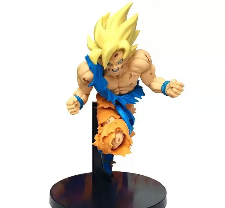Wholesale 19cm Japanese Anime Figurine Classical Z Super Saiyan Son Goku PVC Action Figure Dragon Ball Z Model Toy with Toy Box