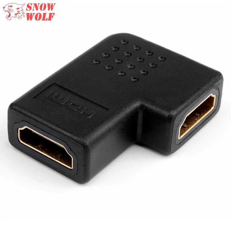  Позолоченный HDMI соединитель Женский к женскому СОЕДИНИТЕЛЬ 4K 3D 1080p Удлинительный