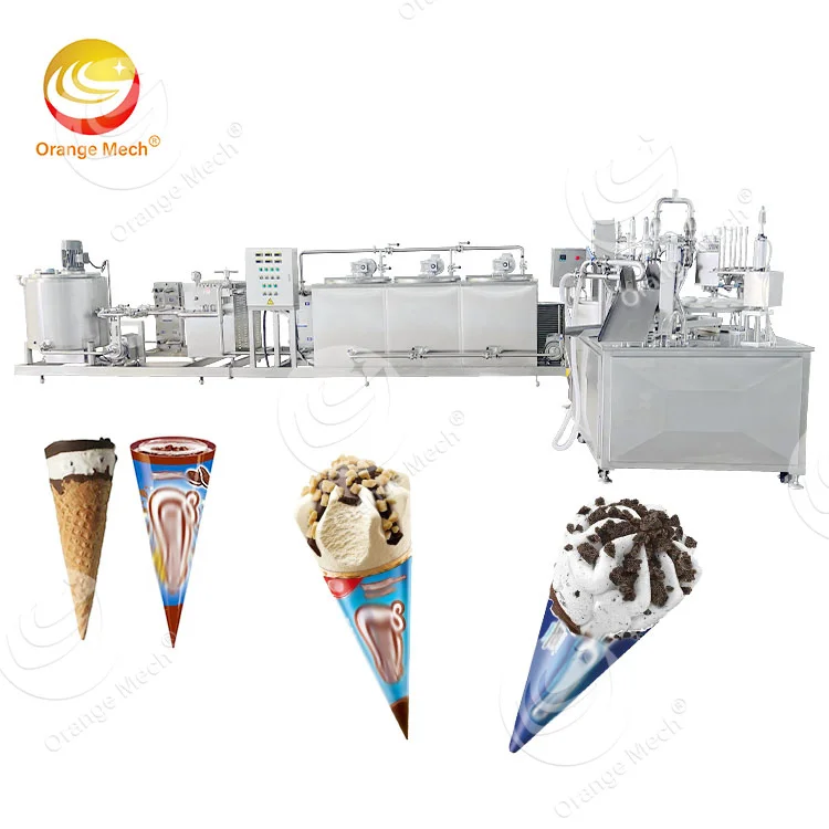 ORME Full Automatic Ice Creme Equipment Complete Ice Cream Production Line Ice Cream Make Machine