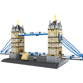 World Famous Building 3d Puzzle Celebrated Landmarks Tower Bridge-London England educational building toy