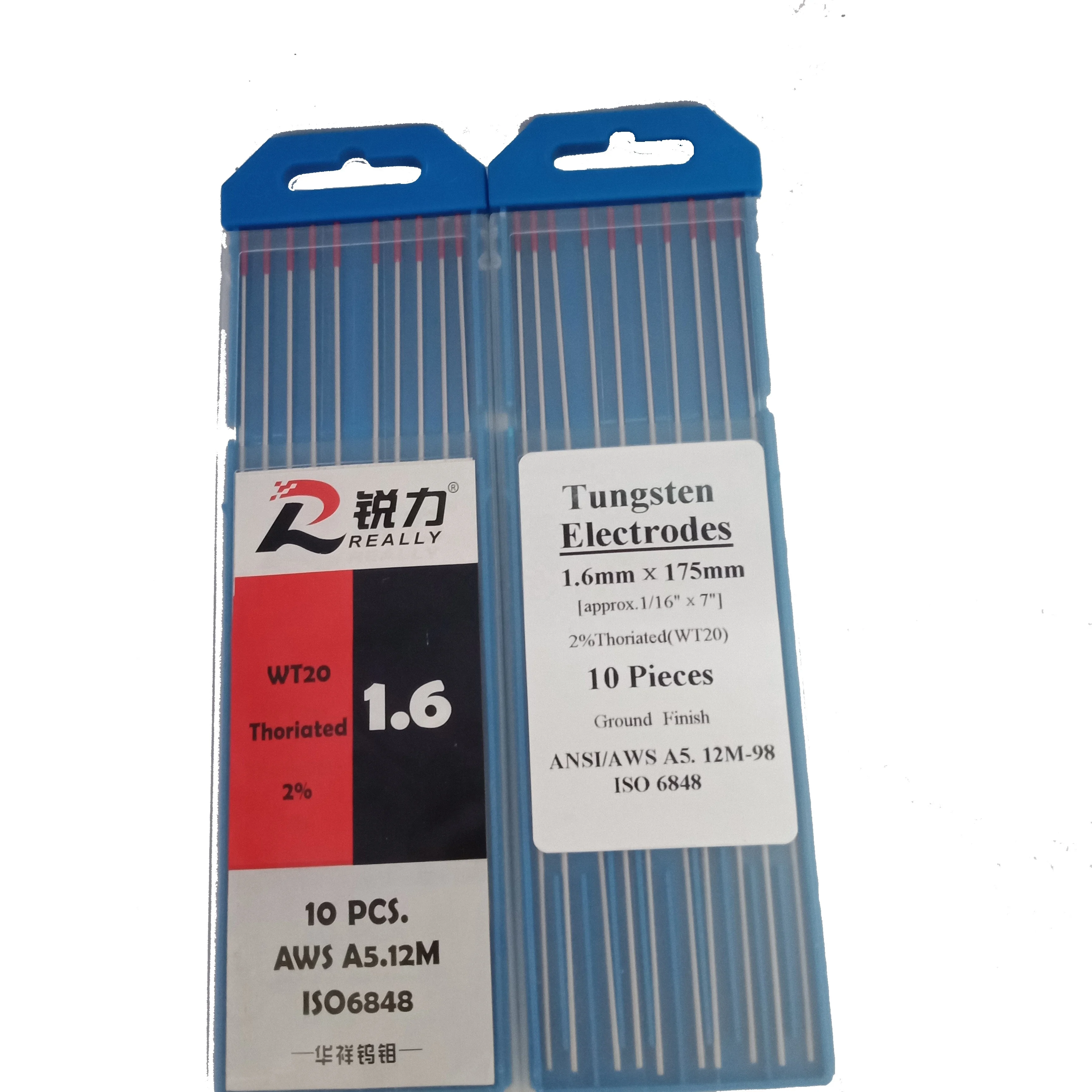 WT20 1.6*175MM Tungsten Bar ForTig Welding