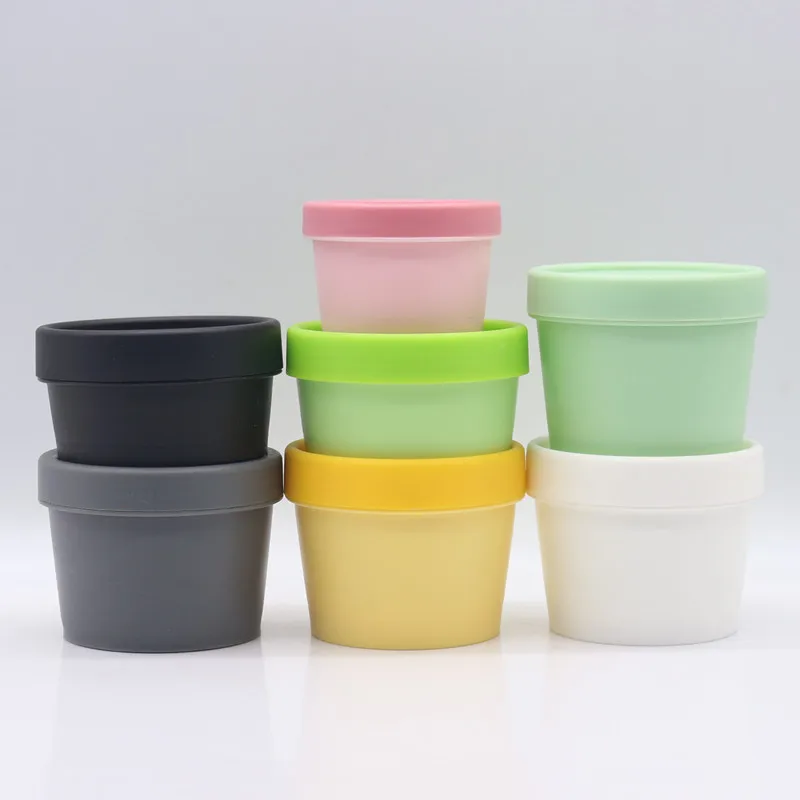 50mL 100mL 200ml Matte Black pp Plastic Jar 100g Cosmetic Creams Container With Inner Seal For Hair Care Product