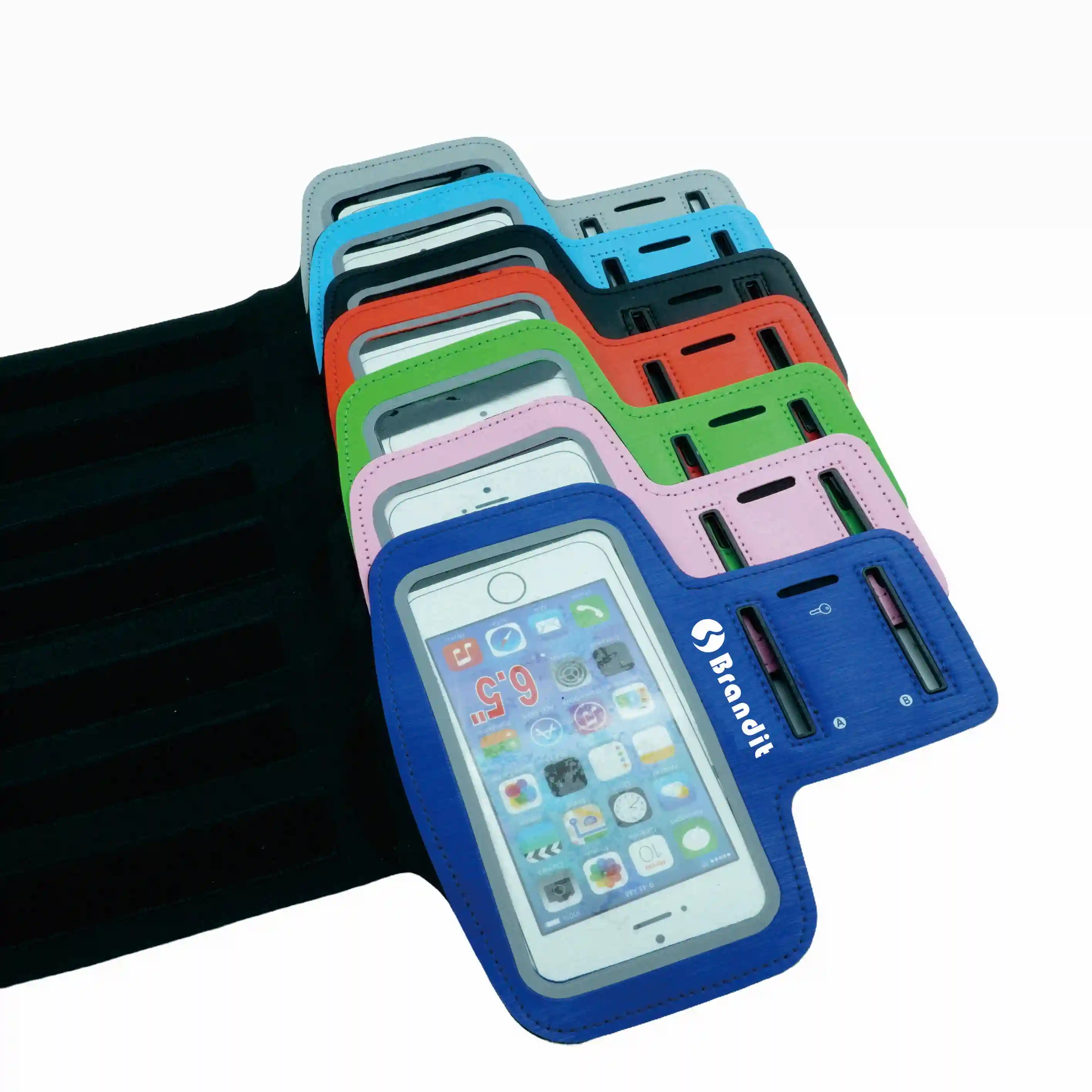 Cheap Promotional Reflective Cellphone Gym Armband Mobile Bag For Mobile Phone Custom Running Sport Neoprene Armband