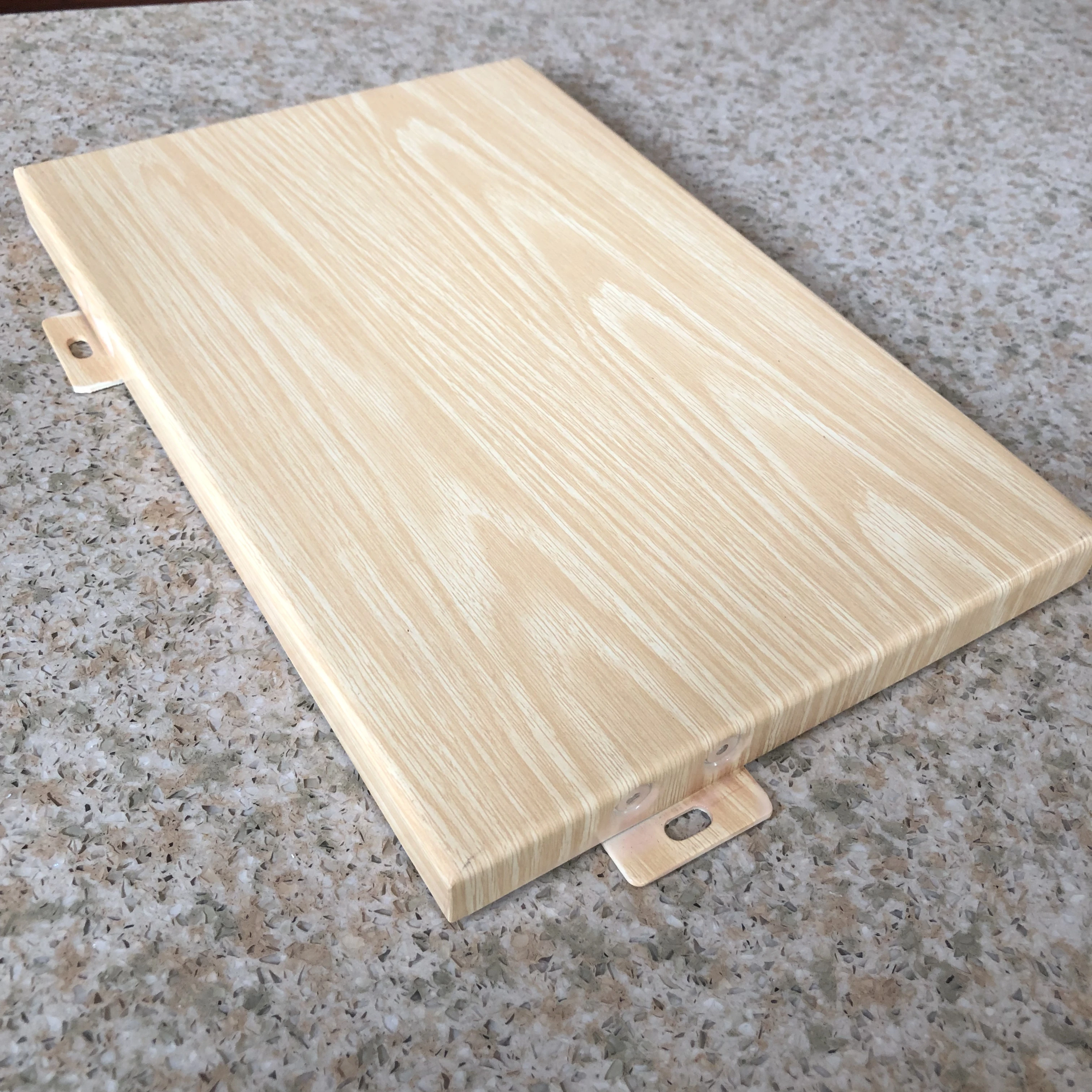 
Wooden Grain finish Curtain wall aluminum plate pofile for building facade 