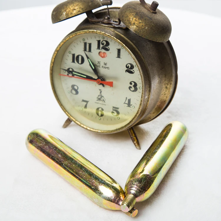 
High Grade Steel Material 33g Co2 Cartridge Strong Pressure Gas Cylinder 