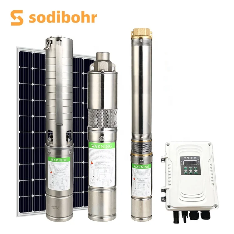 4 inch Stainless Steel Impeller Pump Well Solar Deep Well Solar Water Pump Kit Solar Panel Pump Irrigation Solar