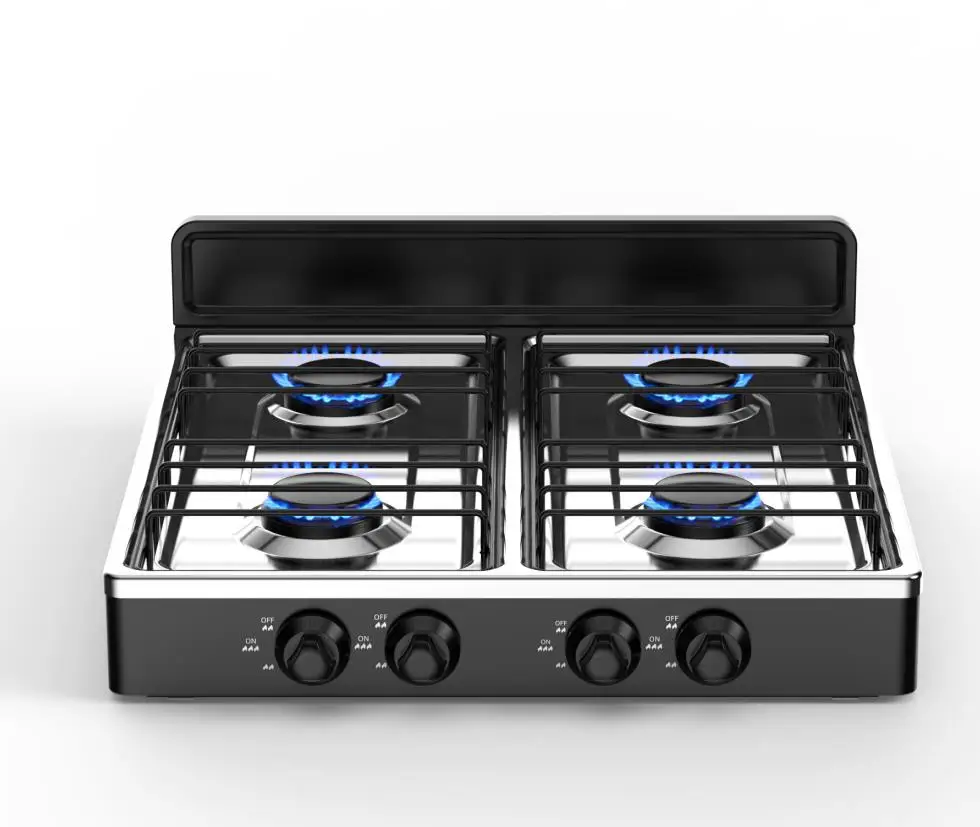 Распродажа высококачественных горелок «гидроген» estufa, кухонная утварь с четырьмя плитами, электрическая газовая стеклянная крышка, коммерческая прямая домашняя утварь