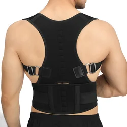 Manufacturer Magnetic Lumbar Back Support Belt Back Brace Posture Corrector for Lower and Upper Back Pain Men & Women