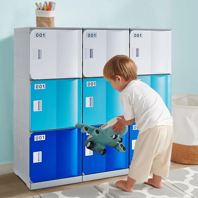 Toppla New Arrival Wardrobe Iron Storage Worker Lockers Gym Cabinet Fancy School Locker Changing Room Locker