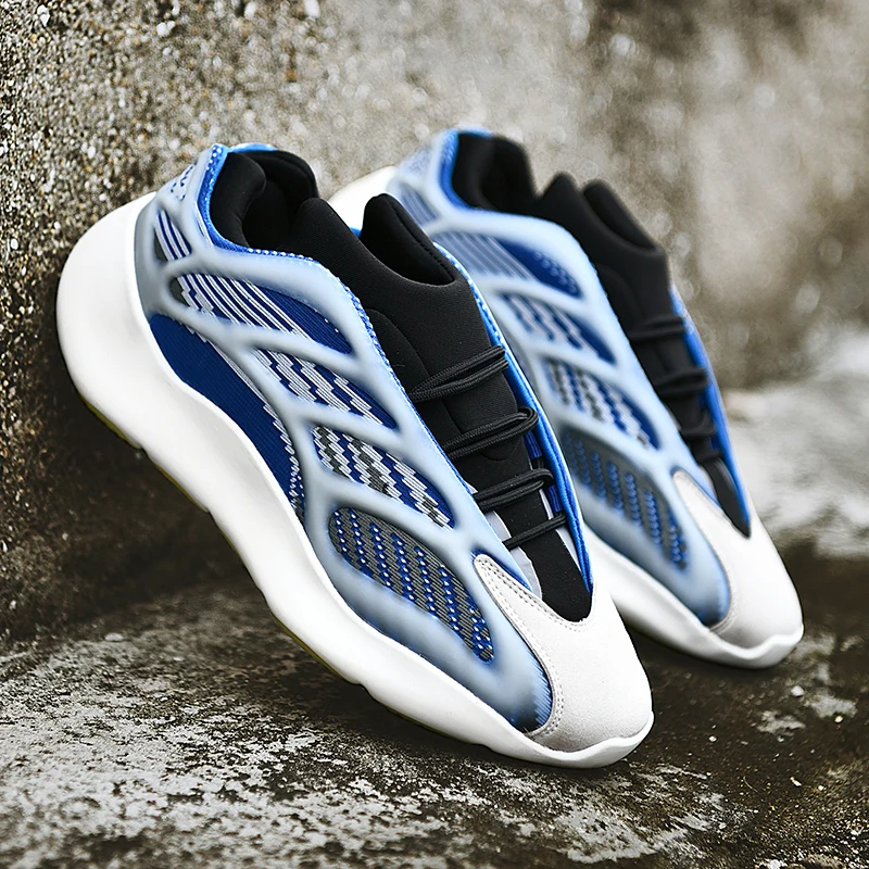 High Quality Men Fashion Sneaker Fluorescence Casual Yezzy Shoes Youth Sport Yeezy 700v3 Shoes Sneakers For Men