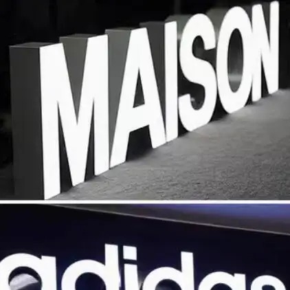 Advertising Letters Business Board Store Front Sign 3d Ligiht Frontlit Led Channel Letter Signs With Factory Price