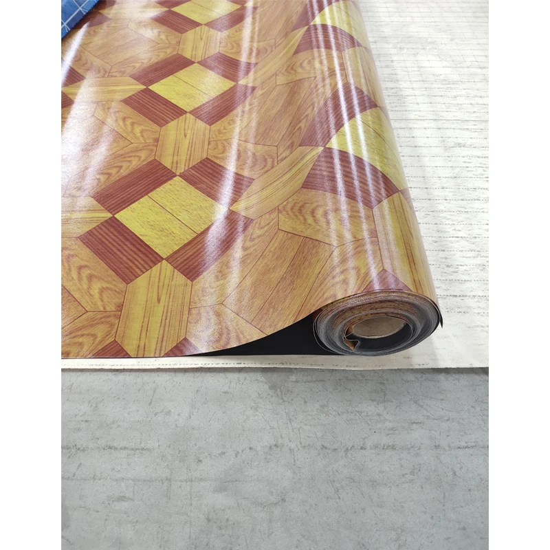 PVC Linoleum Floor Covering 0.35mm--1.6mm Thickness PVC Vinyl Carpet Rolls Flooring