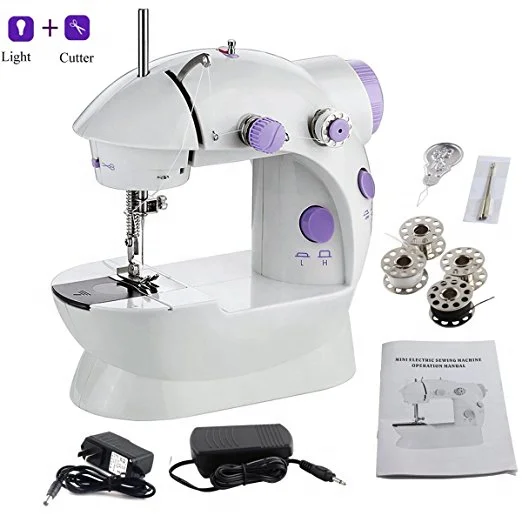 Portable mini household semi-automatic sewing machine sew easy stitch sewing machine
