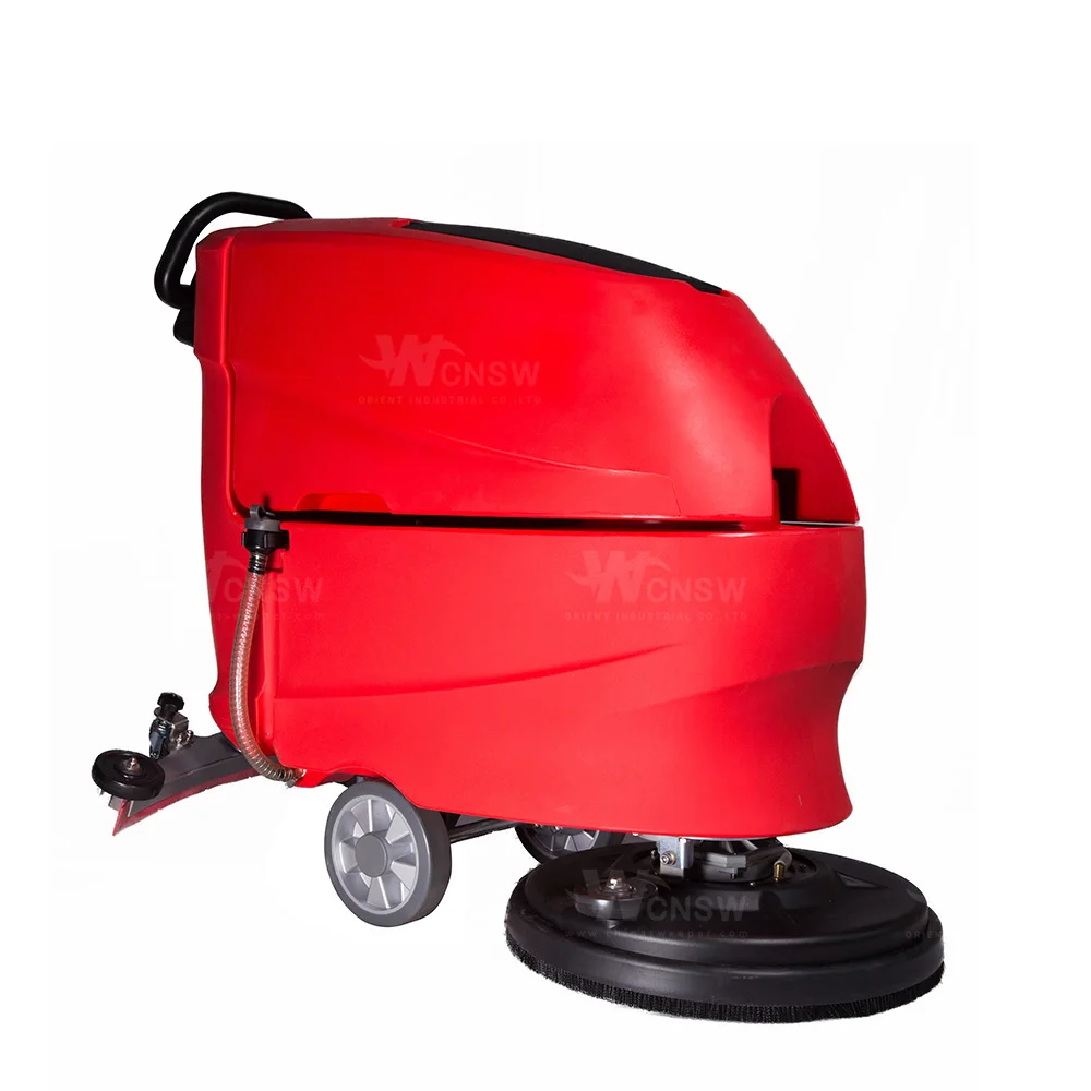 OR-V5 15m industrial single brush ceramic tile  floor scrubber machine with cable