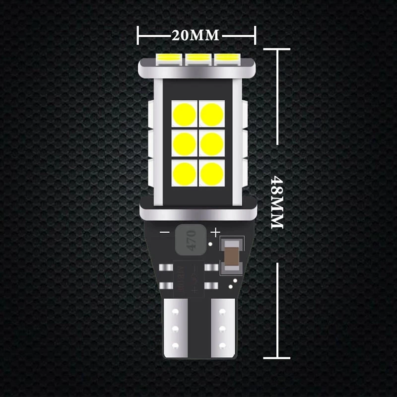 Автомобильный фонарь заднего хода 24smd 3030 T15 задний сигнал поворота Автомобильные светодиодные лампы автомобильные