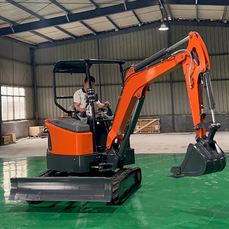 EPA 2.8 Ton 3 Ton 3.5 Ton Mini Excavator Hydraulic Diesel Crawler Digger Main Arm Swings Left And Right