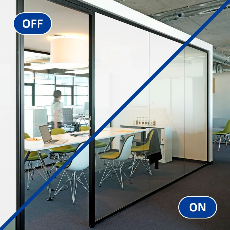 Maker Price Self-adhesive Custom-made Pdlc Film Smart Glass for Shower Room