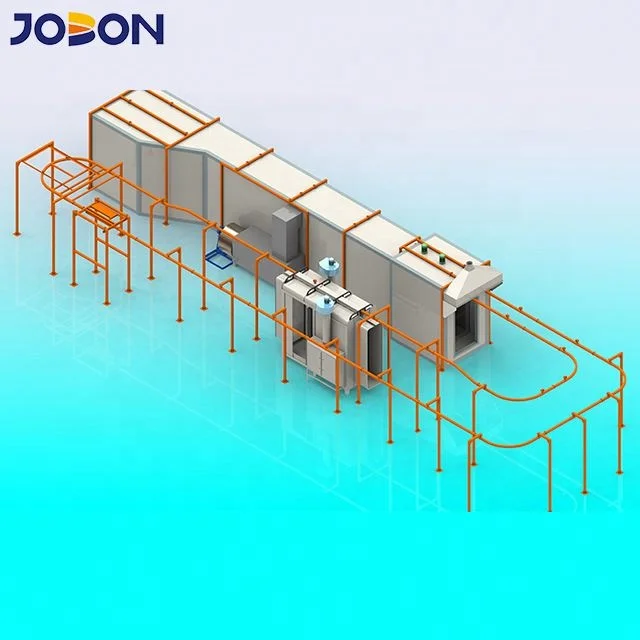 Линия порошкового покрытия для огнетушителя, сертифицированная CE