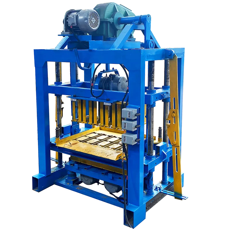 small hand operated block machine