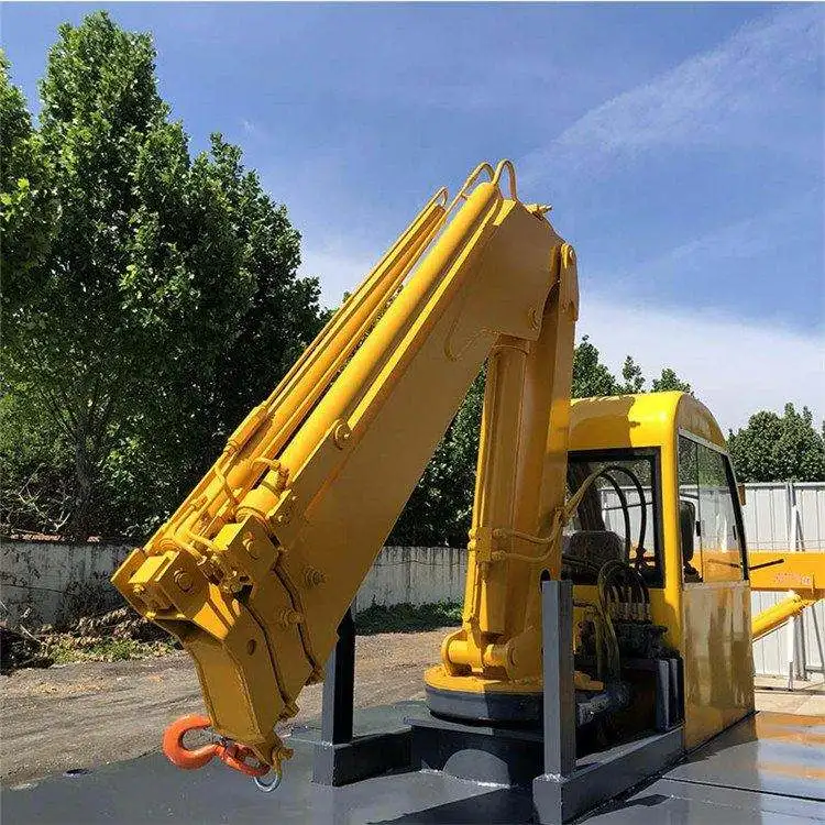 Factory direct professional design folding arm deck crane professional ship crane telescopic offshore crane