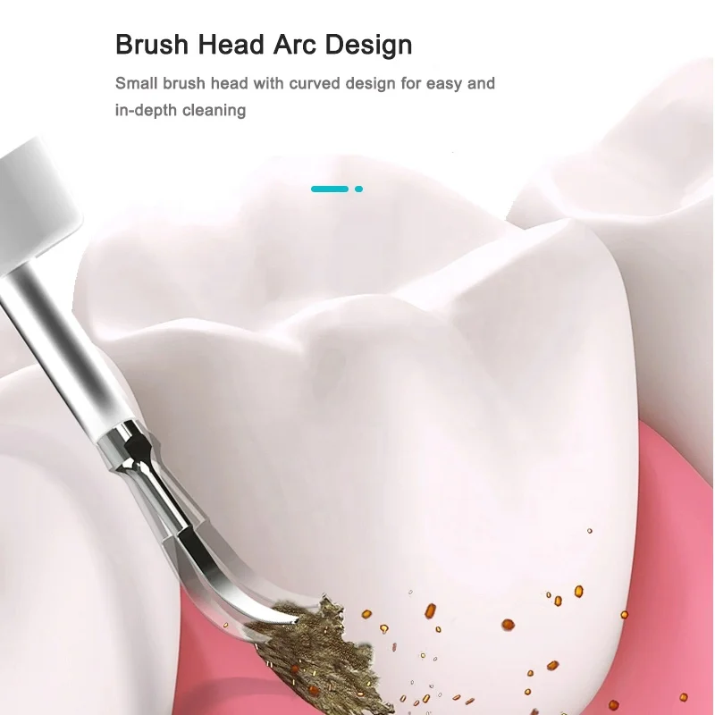 2022 Hot Selling 3 Gear Dental Portable Electronic Ultrasonic Sonic Visual Teeth Whitening For Tartar Remover