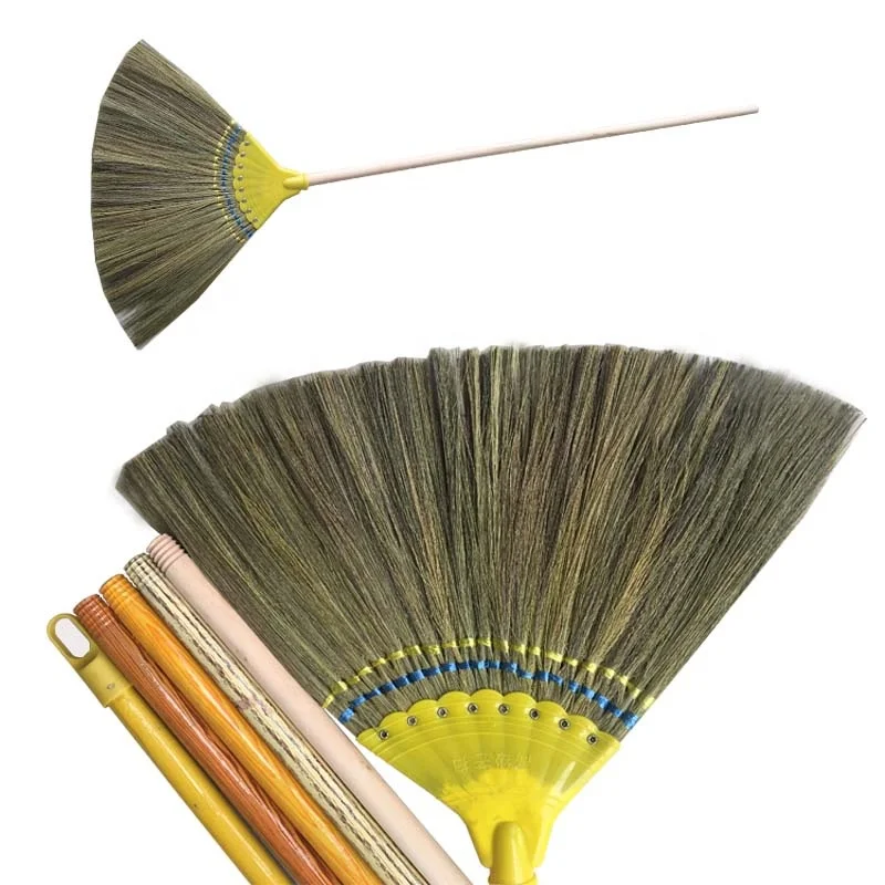 factory direct nice quality grass broom in China natural material grass for broom