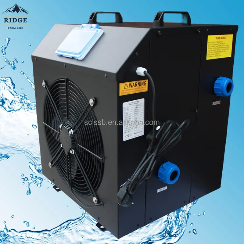 Охладитель воды 1 \/3 HP 1/2 охладитель оборудование для охлаждения с фильтром и насосом Пользовательский логотип