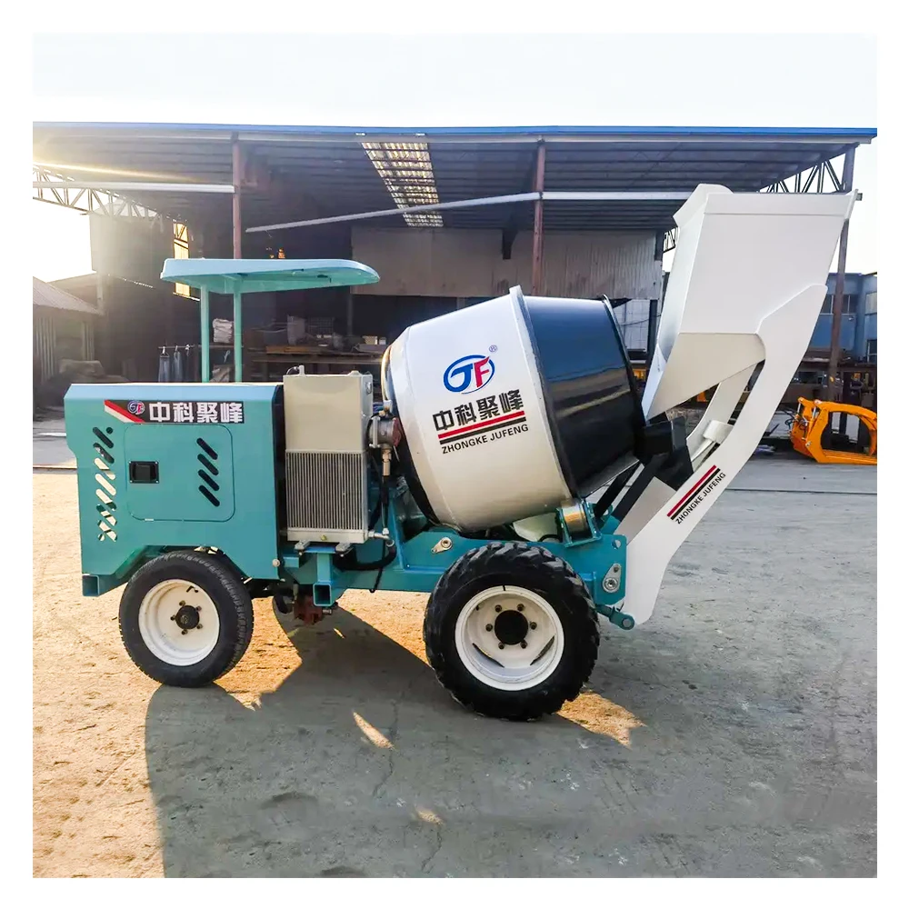 SQMG hot sale EPA mini self loading cement mixer 4wd diesel 500L smallest self loading car mixer price