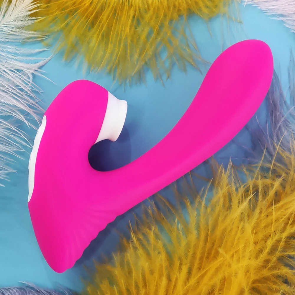 S-HANDE 9 Modes Vibration, Suction Clitoral Sucking Vibrator Sex Toy Soft Silicone Women Number 0.5-1.5 Hours <40 Dbs CN;GUA