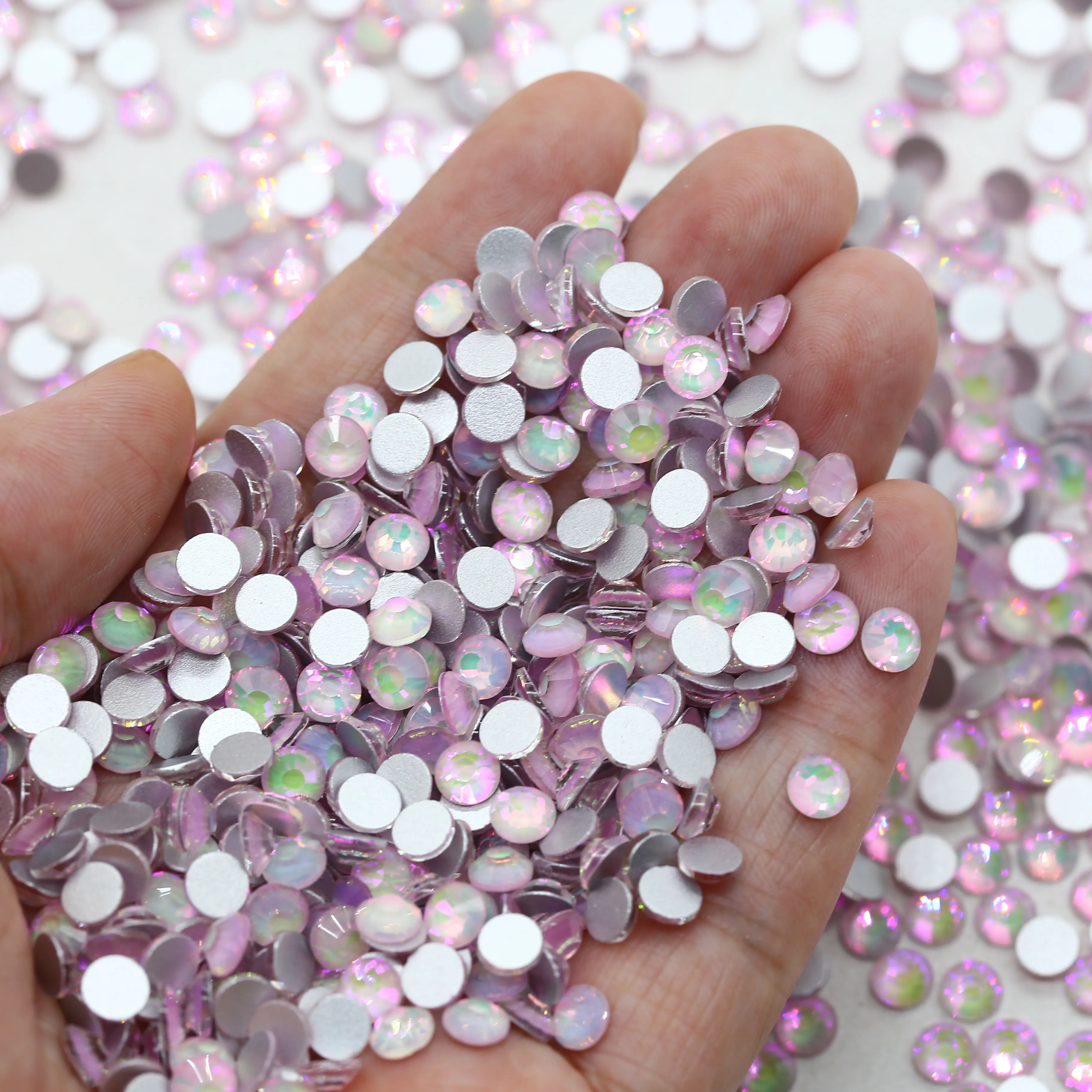 Xulin SS6-SS30 Non Hot Fix Flatback Crystal Glass Rhinestones For Nail Art Glue On Accessories