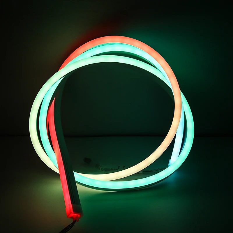 Factory price Neon Strip Light 10*18mm Size IP68 60leds/M Neon Tube For  Building Lighting