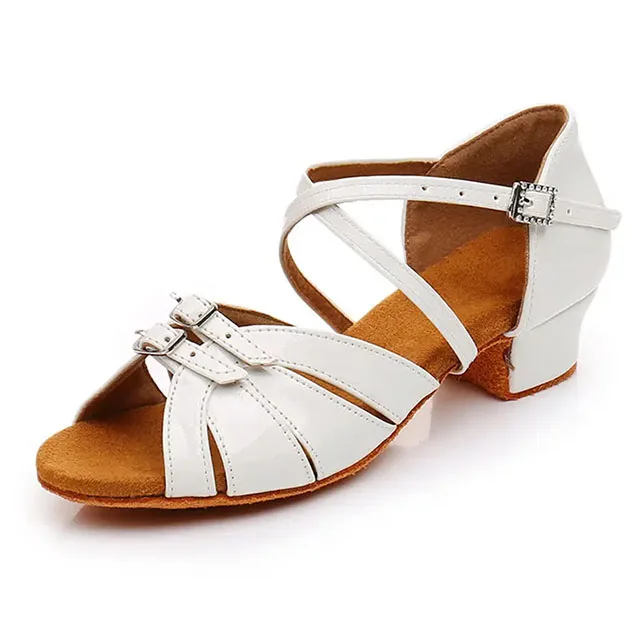 Wholesale Kids Girls Latin Dancing Shoes Ballroom Salsa Dance Shoes Practice Dance Shoes Children