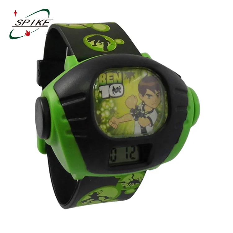 Cartoon projection watch for kid