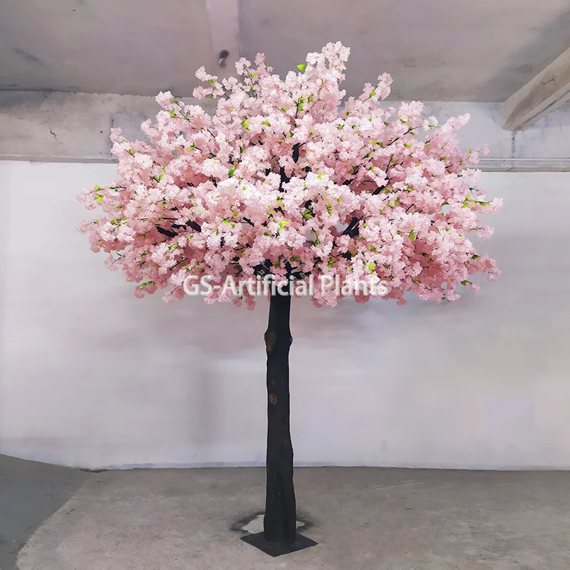 White wedding decoration table centerpiece decoration for wedding event fiberglass wood plastic artificial cherry blossom tree