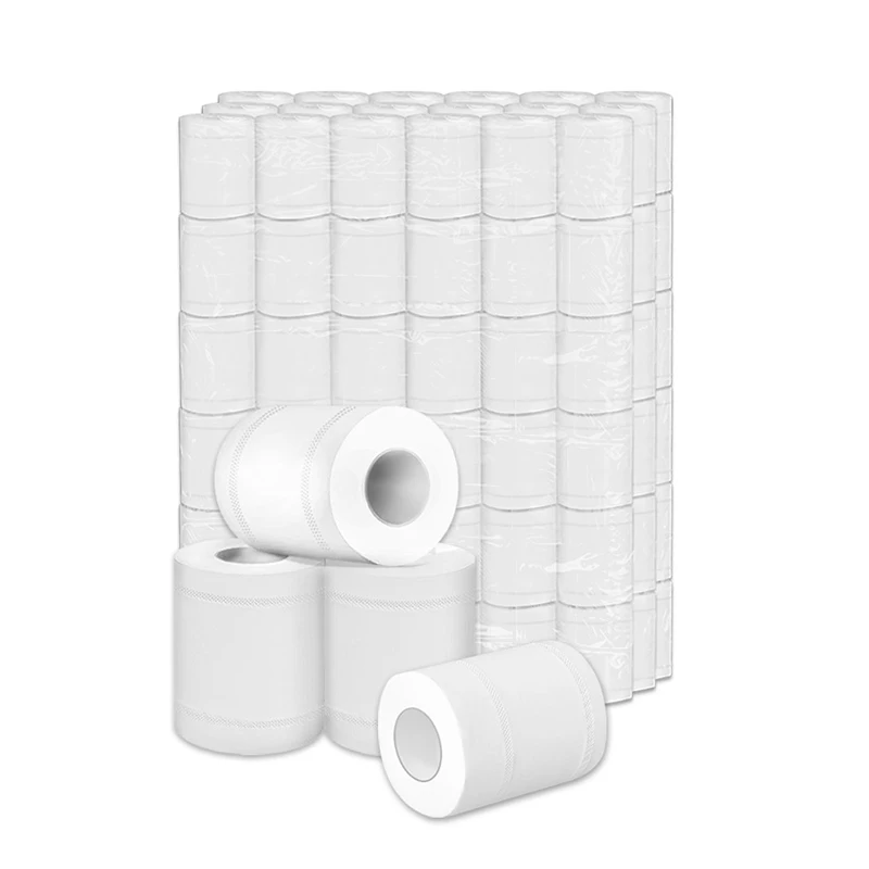 Best Product Comfortable 1 / 2 / 3 / 4 Ply Virgin Wood Pulp Bath Room Standard Roll Toilet Paper