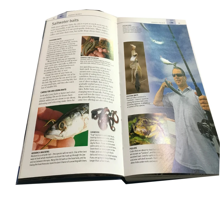 Professional Magazines Recipe Book Planner Journal Notebook Card Deck hot sell Comics Catalog Book Printing Service