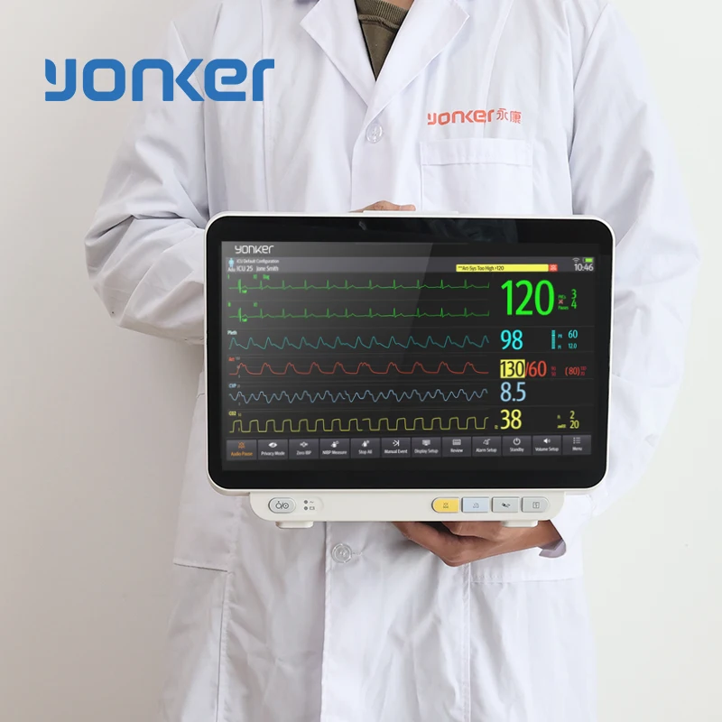Yonker Advanced Vital Signs Tracking Seamless Monitoring icu bedside patient monitor