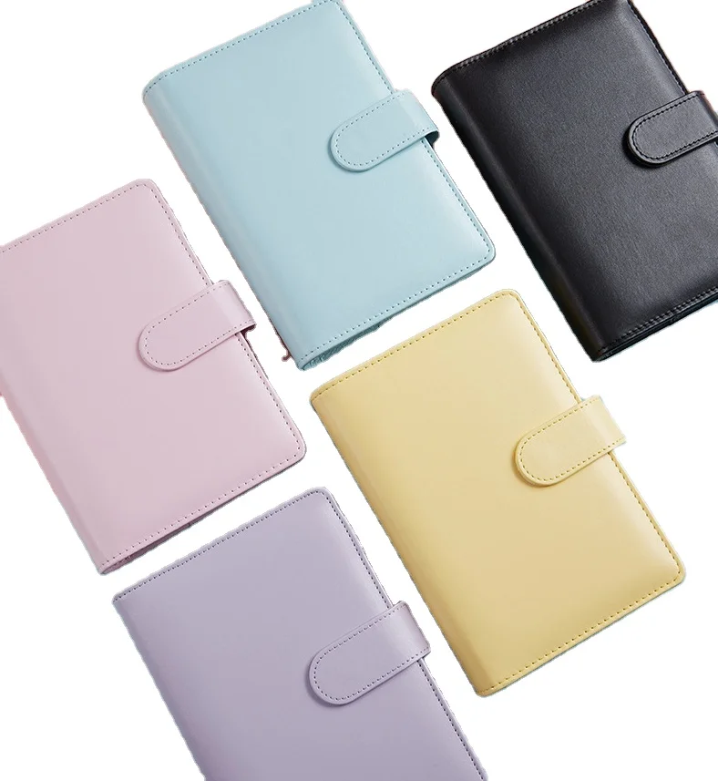 A6 Budget Business Leather Custom Hardcover planner Notebook