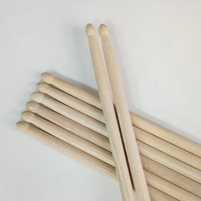 AN Wholesale 5A 5B 7A Printed American Hickory Fluorescent UV Drum Sticks with wood tip