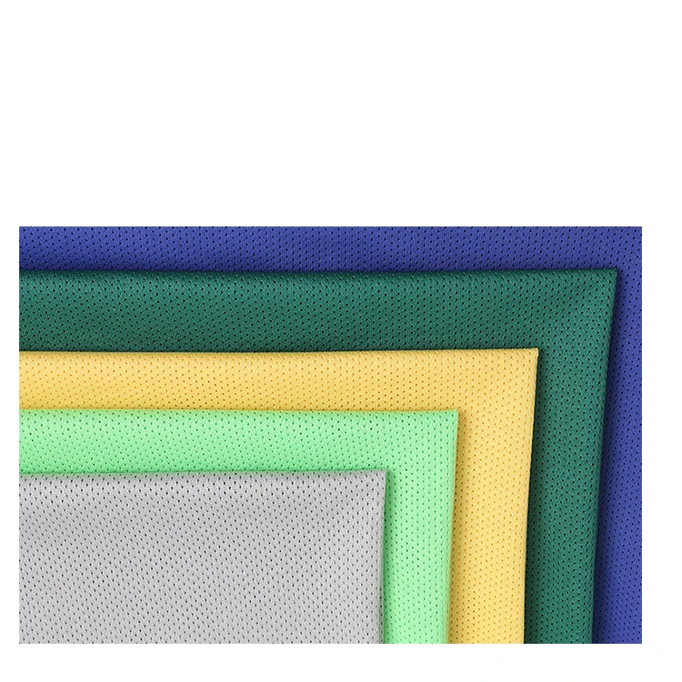 Manufacturing Custom High Quality Mesh Football Jersey Fabric 3D Mesh Fabric Woven Metal Mesh Fabric For Sports Shoes