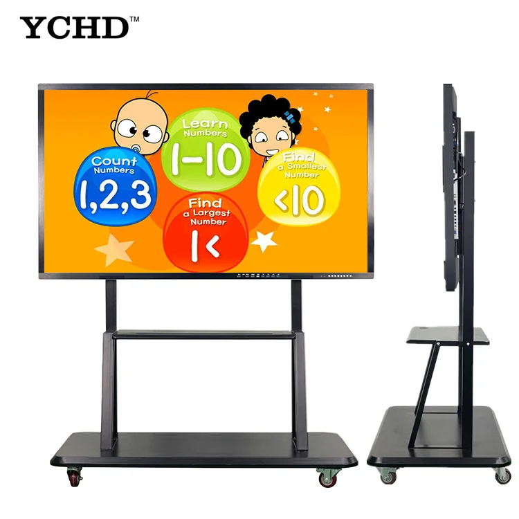 Finger pen multi touch digital whiteboard interactive LCD display smart boards electronic whiteboards