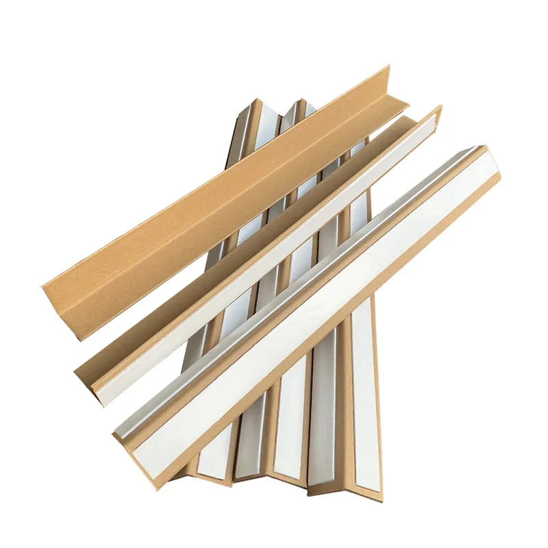 Wholesale double-sided adhesive corner guard thicker Kraft Cardboard Corner Protectors