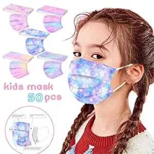 50 Pcs Per Box Face Mask 3 ply Animal Printing Breathable Face Mask Kids Disposable Non-woven Face Mask For Kids Cheap Price