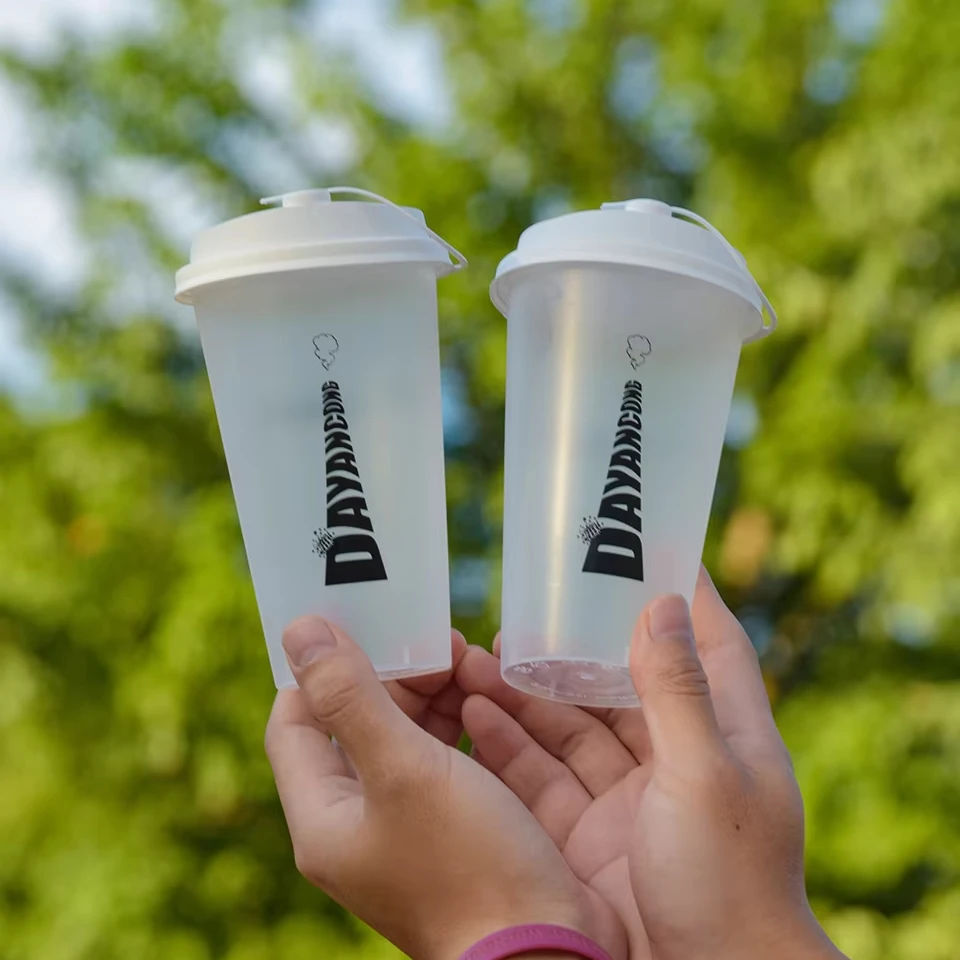 Customized disposable high-value milk tea injection PP cup for hot milk tea, juice tea, and printed logo