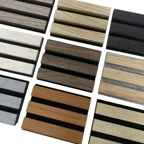 Wholesale High quality home decoration fire resistant wall panels high density MDF acoustic 3D wall sound proof wall panel