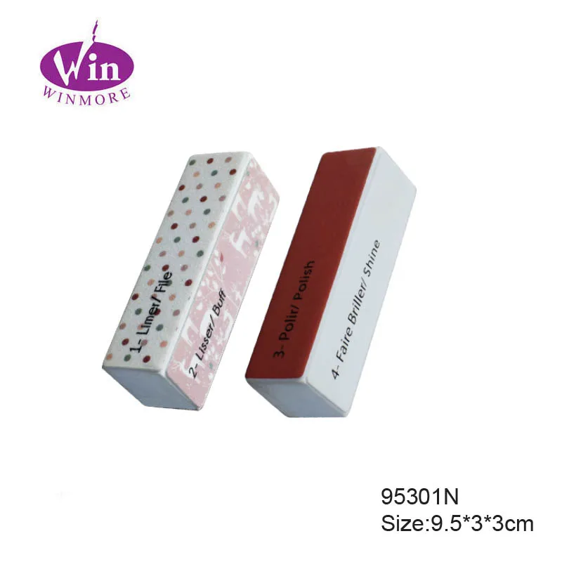 nail buffer type 4 sides nail buffer block 4 ways sponge buffer
