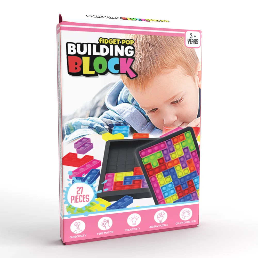 Hot Sells Creative Early Education Fidget Pop blocks