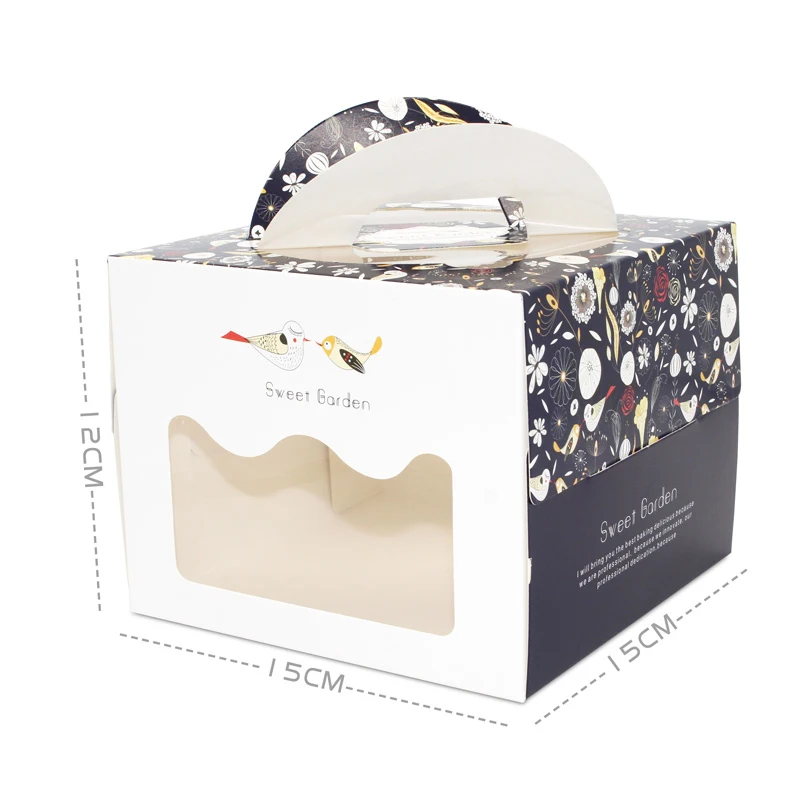 
Exquisite Birthday Gift Packing Box Foldable Cake Packing Box Three Layer Cake Packing Box Purchase 
