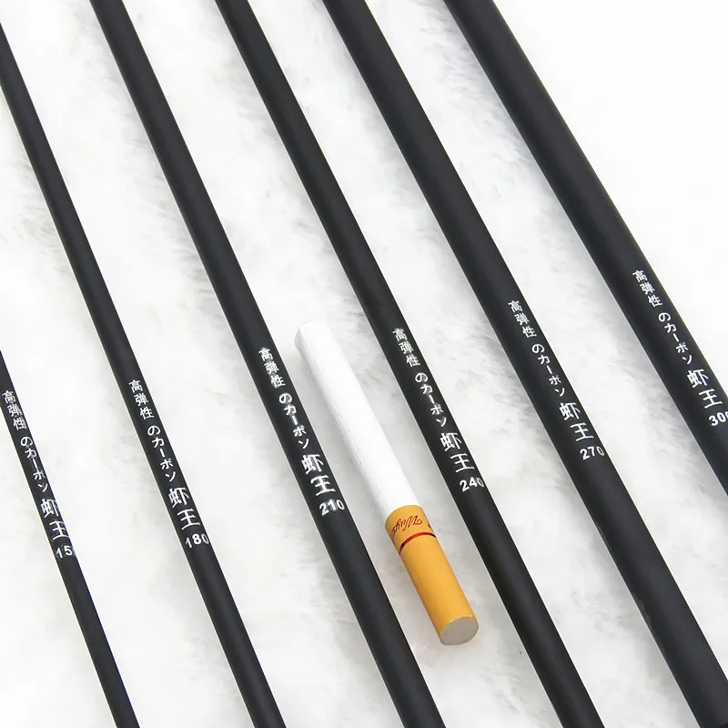 Wholesale OEM 1.5M - 3.0M Carbon Baitcasting Shrimp Ice Carbon Mini Winter Ice Fishing Shrimp Rod fishing rods